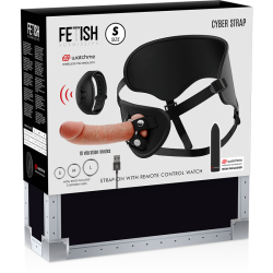 Fetish Submissive Cyber Strap - Harnais Avec Gode Et Télécommande Bullet Technologie Watchme S